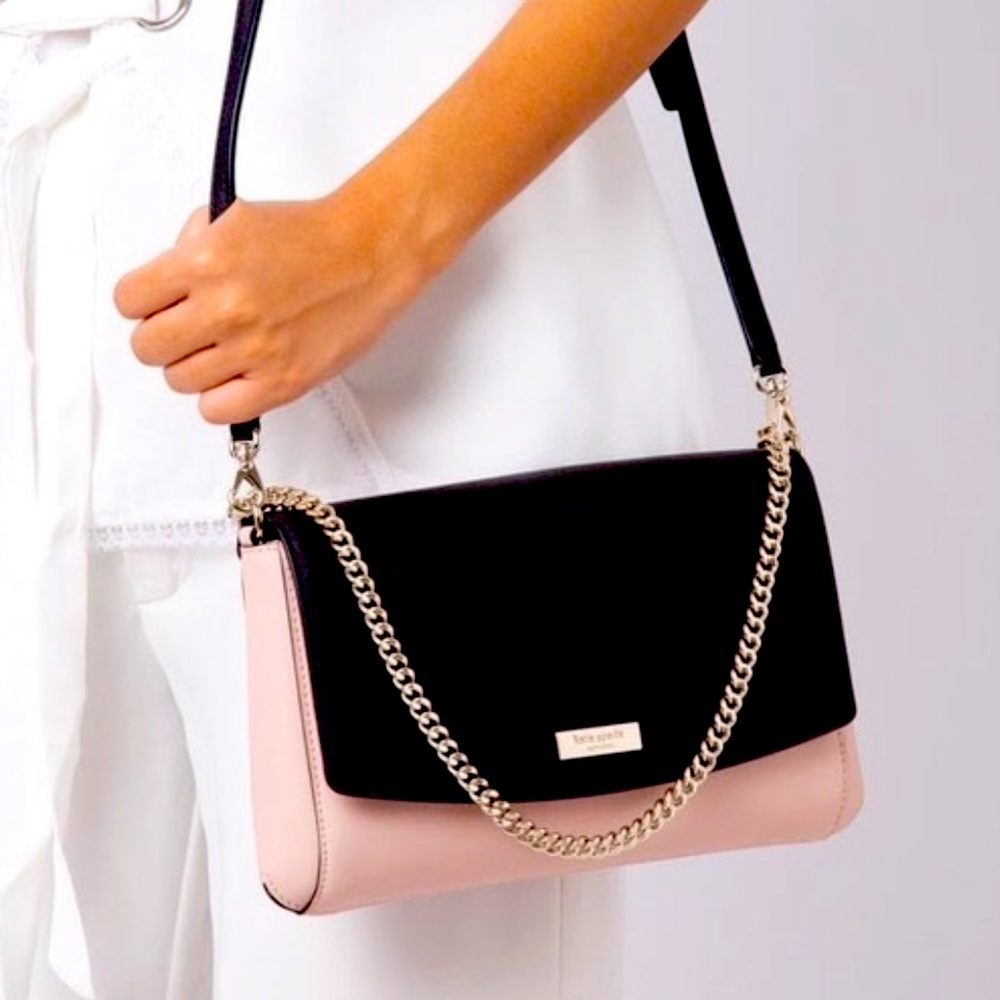 Kate Spade Crossbody bag Pink & Black Leather